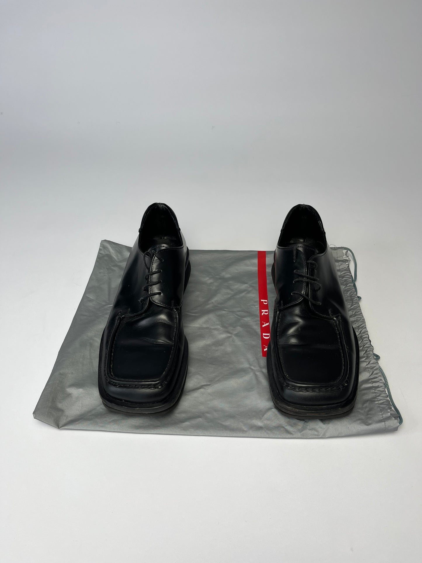 Prada Leather Platform Loafers SS 1999 - 44 EU