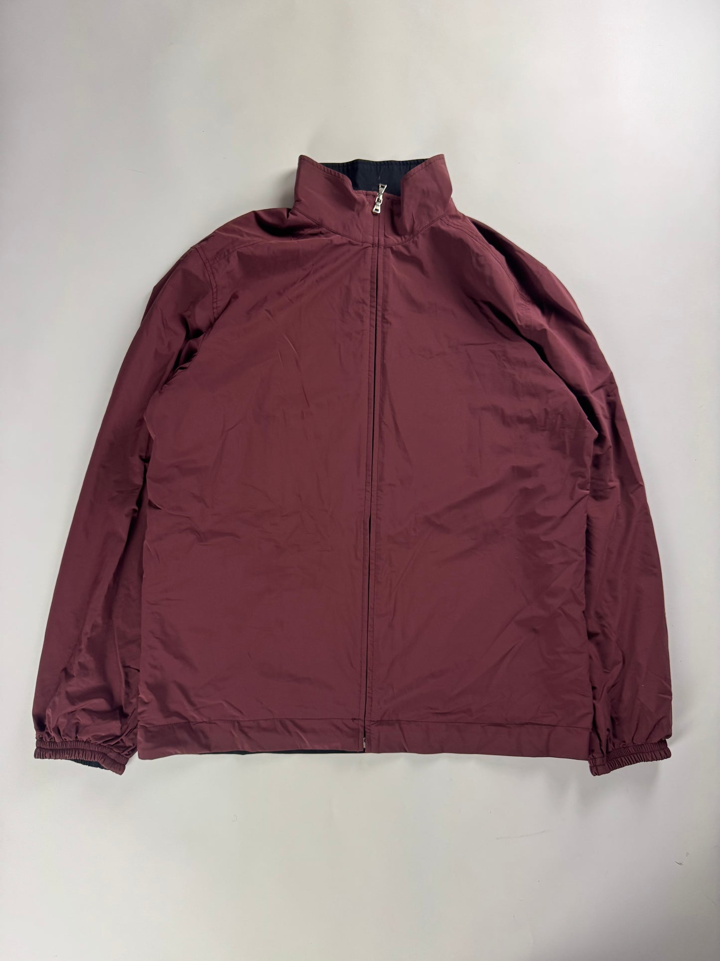 Prada Linea Rossa Reversible Zip Up Nylon Jacket 2000s - XXL