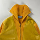 Prada Yellow Leather Ribber Turtleneck Half Zipper FW 2018 - S
