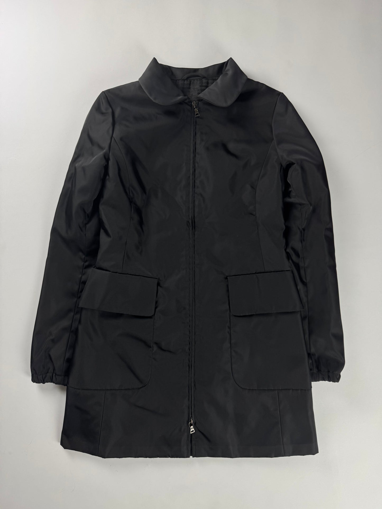 Prada Inside Monogram Double Zip Nylon Coat SS 2010 - XS
