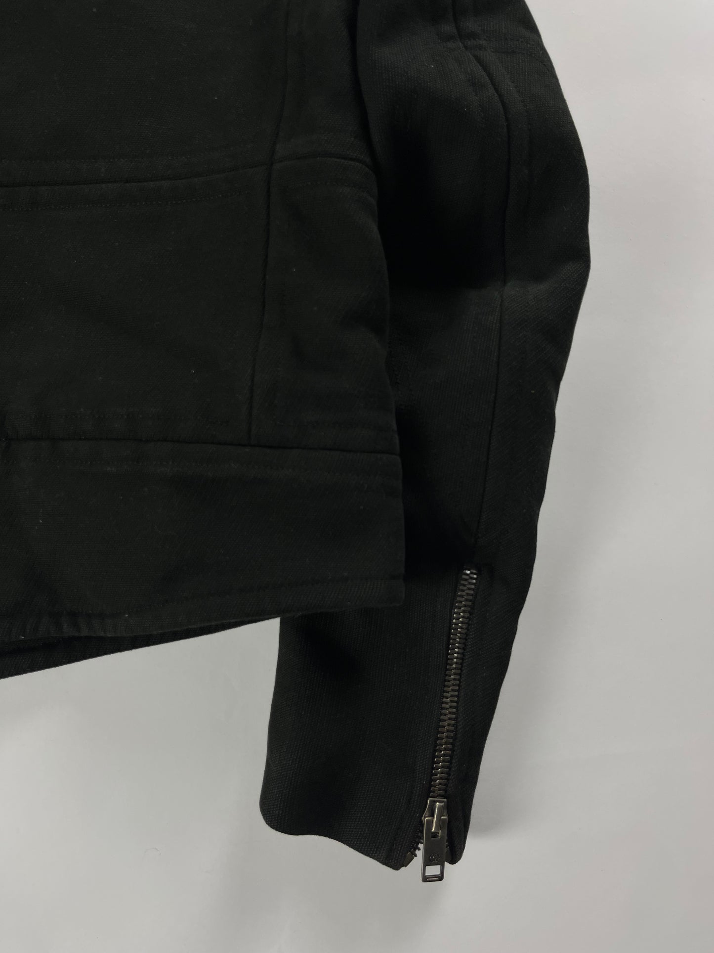 Gucci Black Paneled Moto Jacket FW 2004 - M