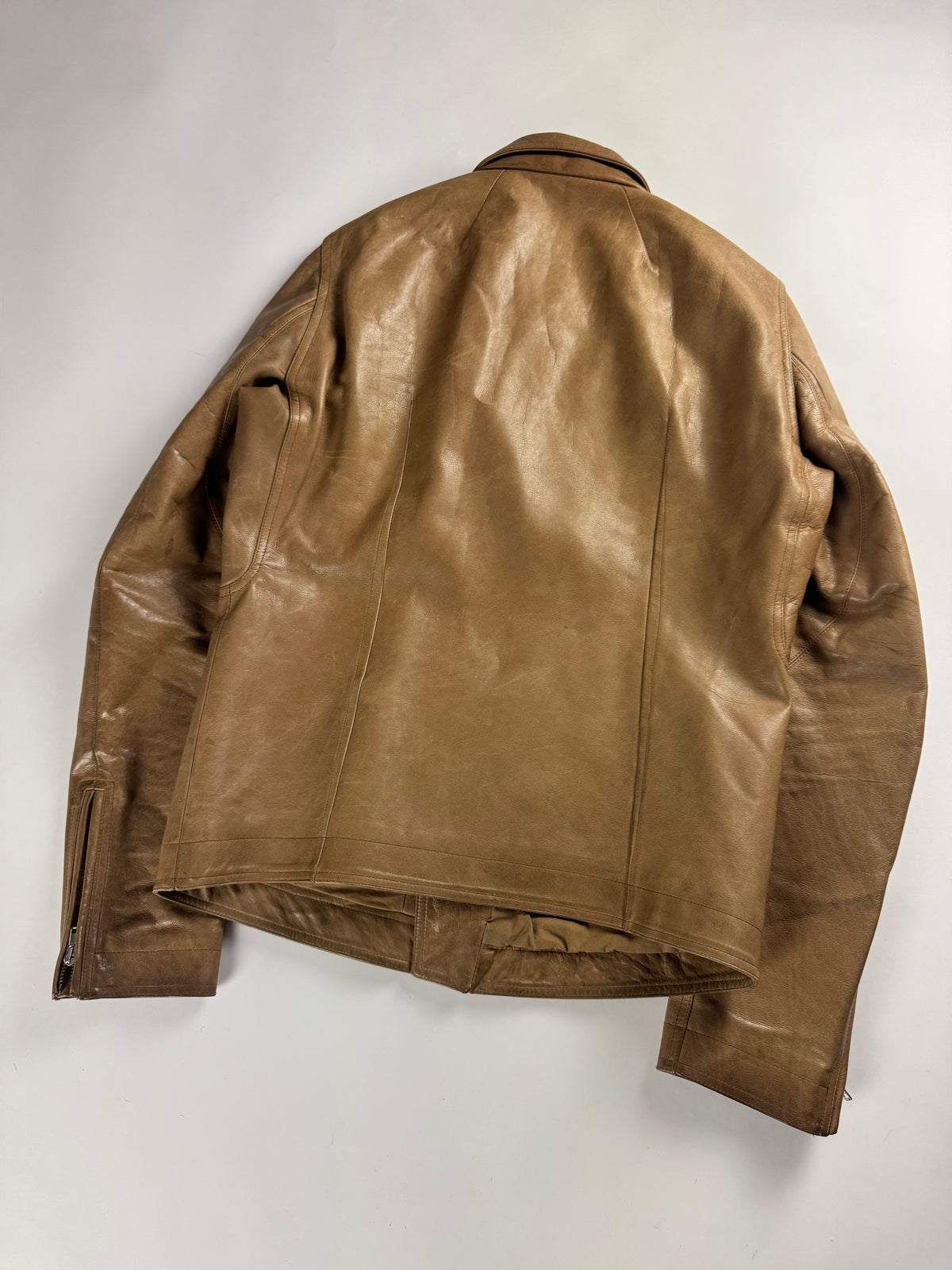 Rick Owens "Sphinx" Lamb Leather Stooges Perfecto Moto Jacket FW 2015 - L
