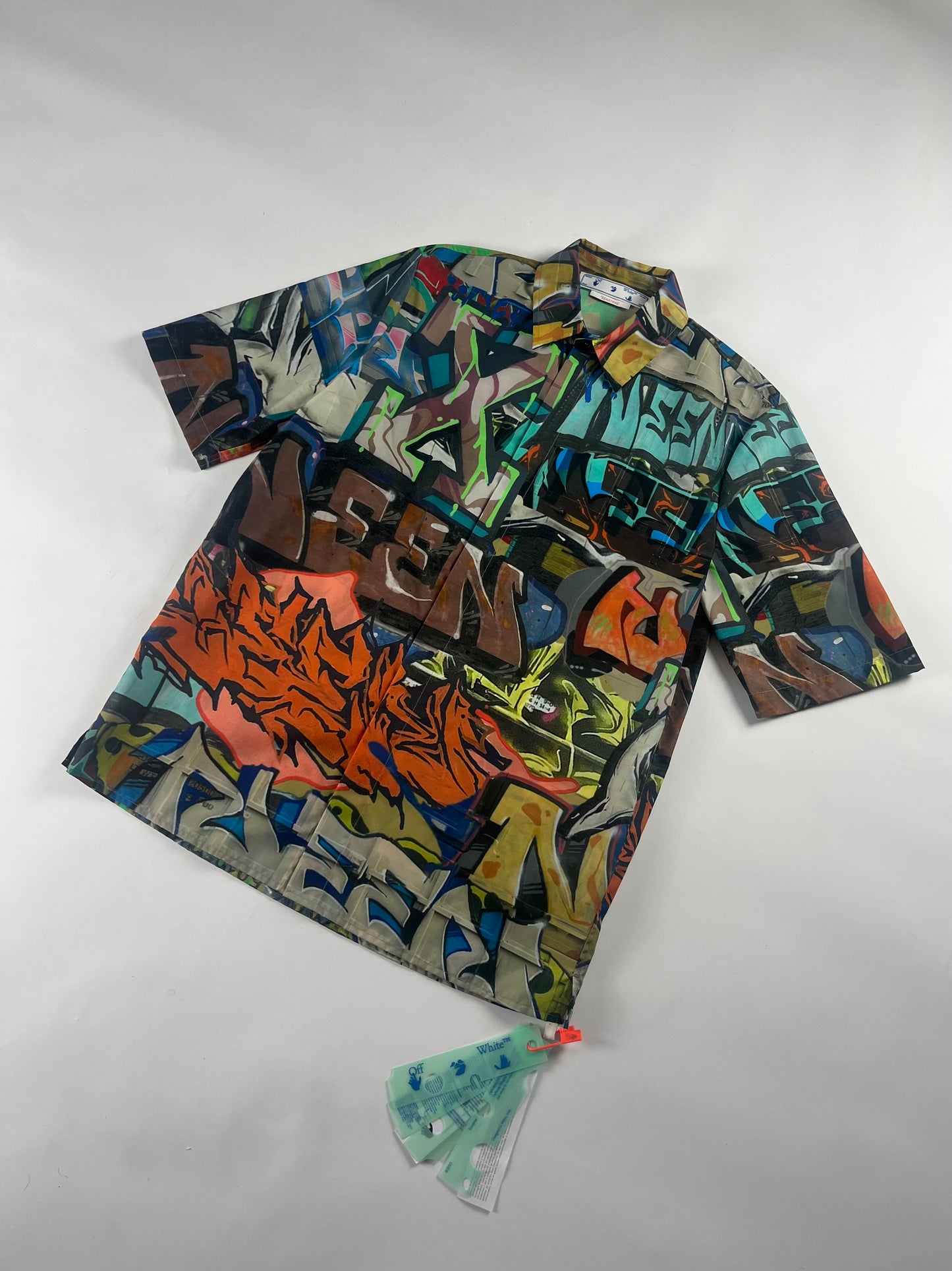 Off-White Neen Allover Graffiti Shirt SS 2022 - S/M