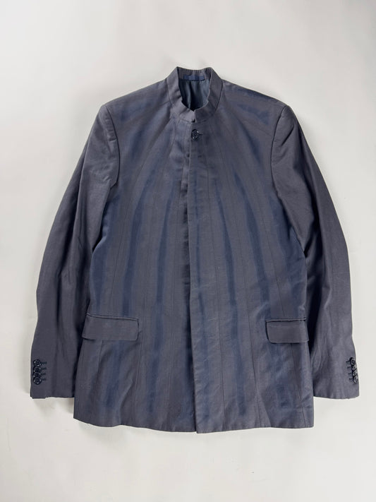 Louis Vuitton Sample Blue Shades Nehru Collar Blazer SS 2008 - M