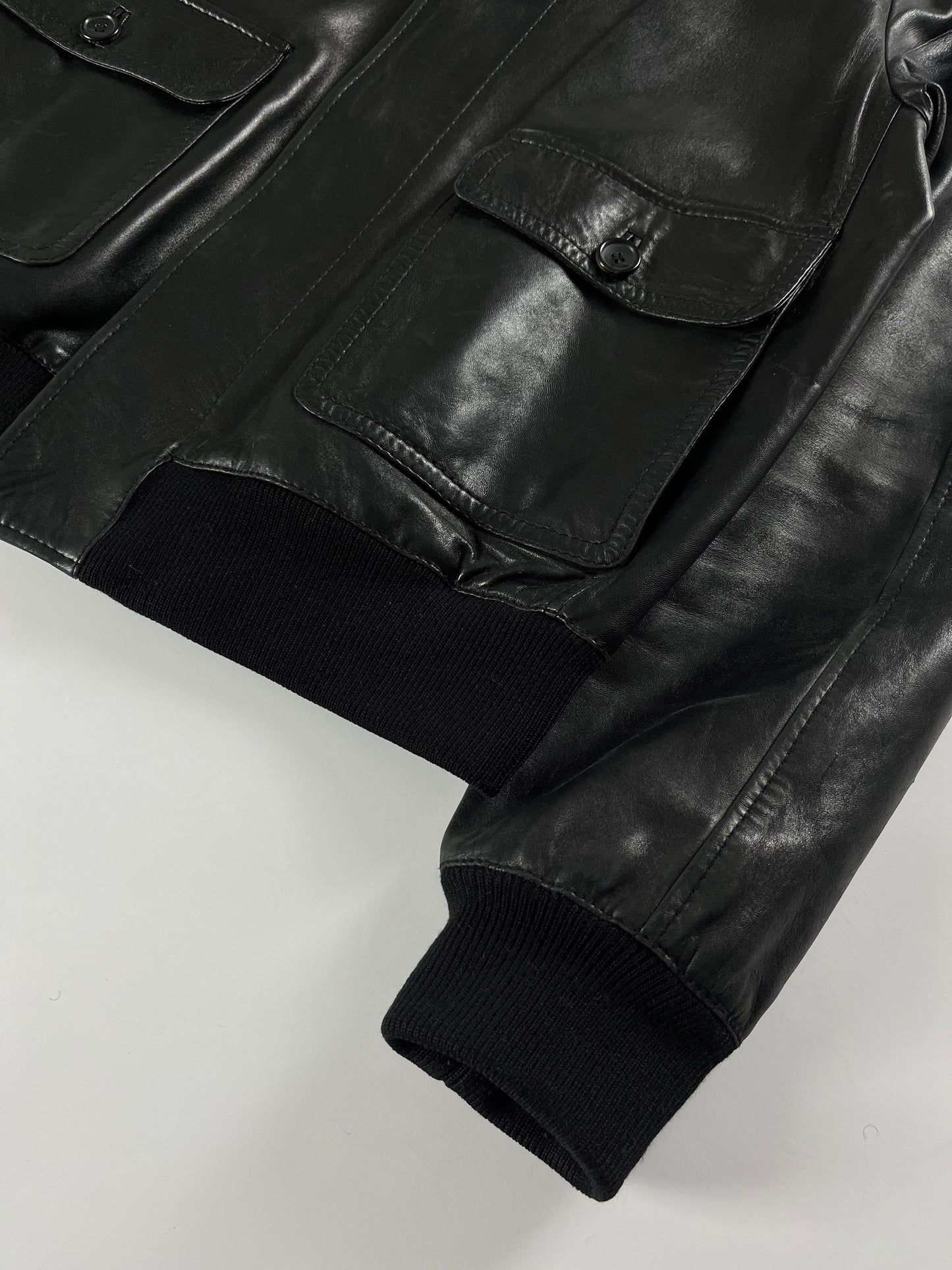 Gucci Premium Leather Shawl Collar Jacket FW 2004 - L