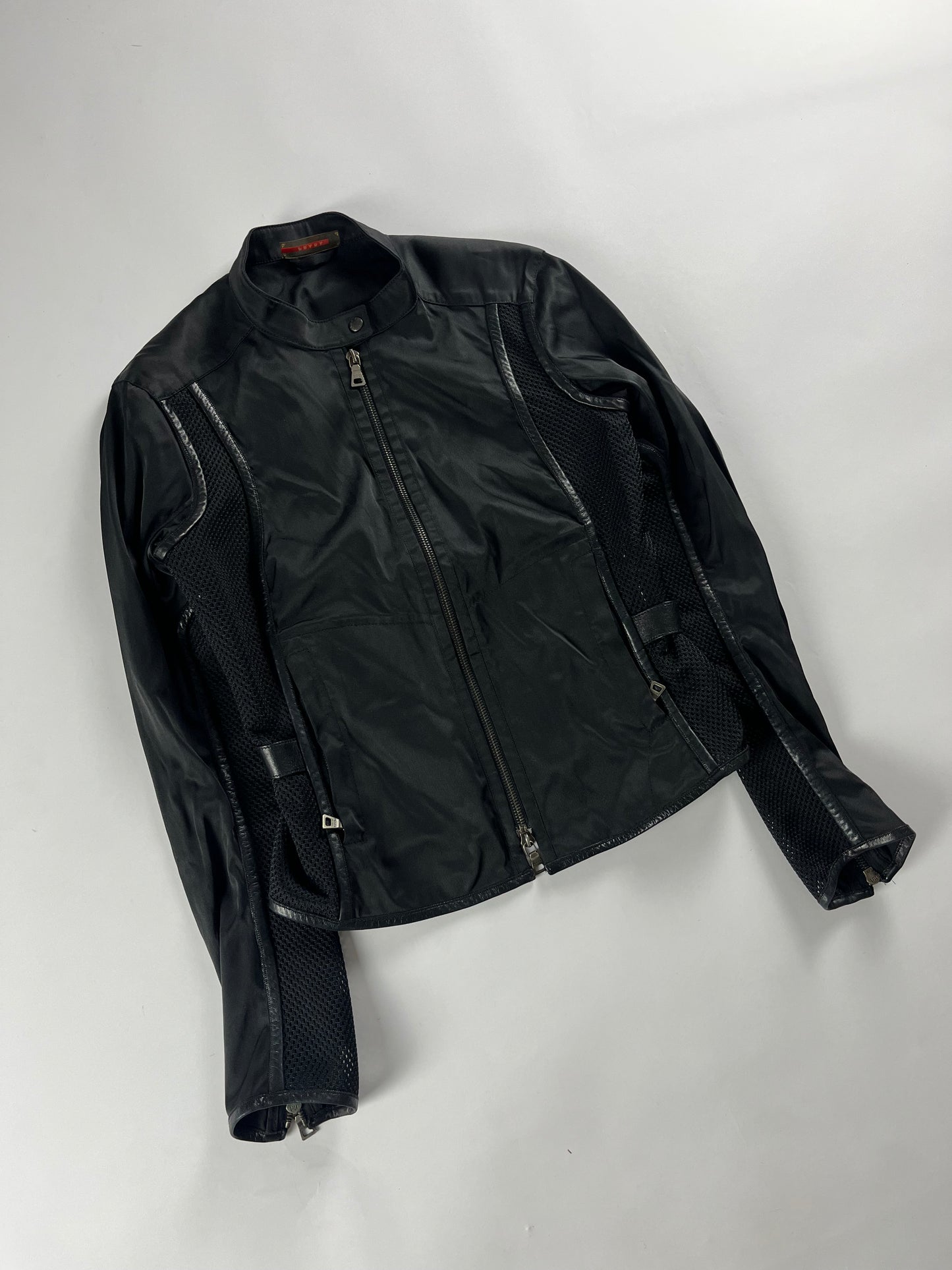 Prada Mesh Leather Light Jacket SS 2000 - S