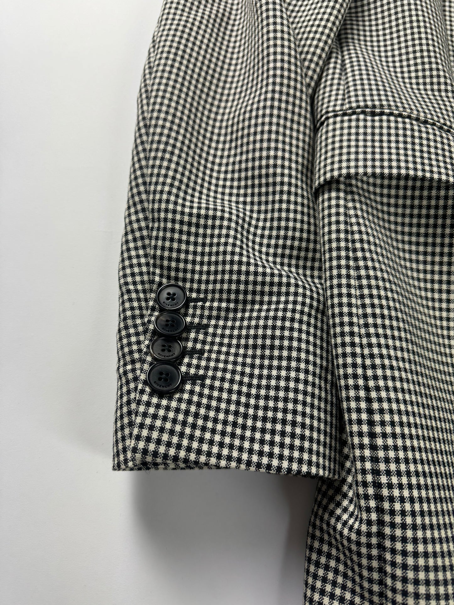 Givenchy Sample Two Tones Structured Wool Coat - S