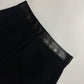 Gucci Tom Ford Essential Black Leather Pockets Skirt FW 2000 - M