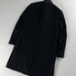 Gucci Black Wool Leather Belt Collar Long Coat FW 2000 - M