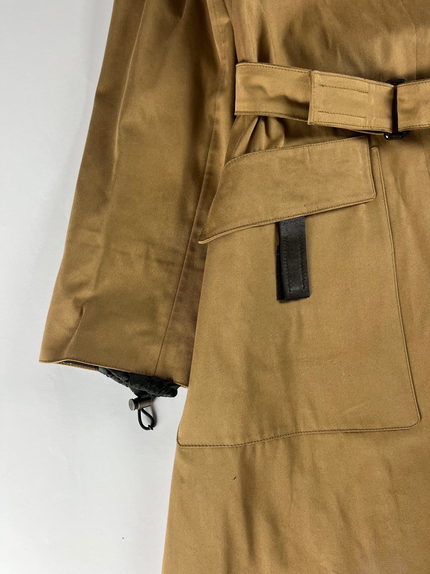 Prada Belted Camel Strapped Coat FW 1999 - S