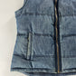 Prada Denim Puffer Vest 2000s - S