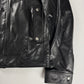 Dior Homme Dark Aviator Leather Trucker Jacket SS 2008 - M