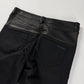 Prada Skinny Black Waist Paneled Leather Pants 2000s - 31 US
