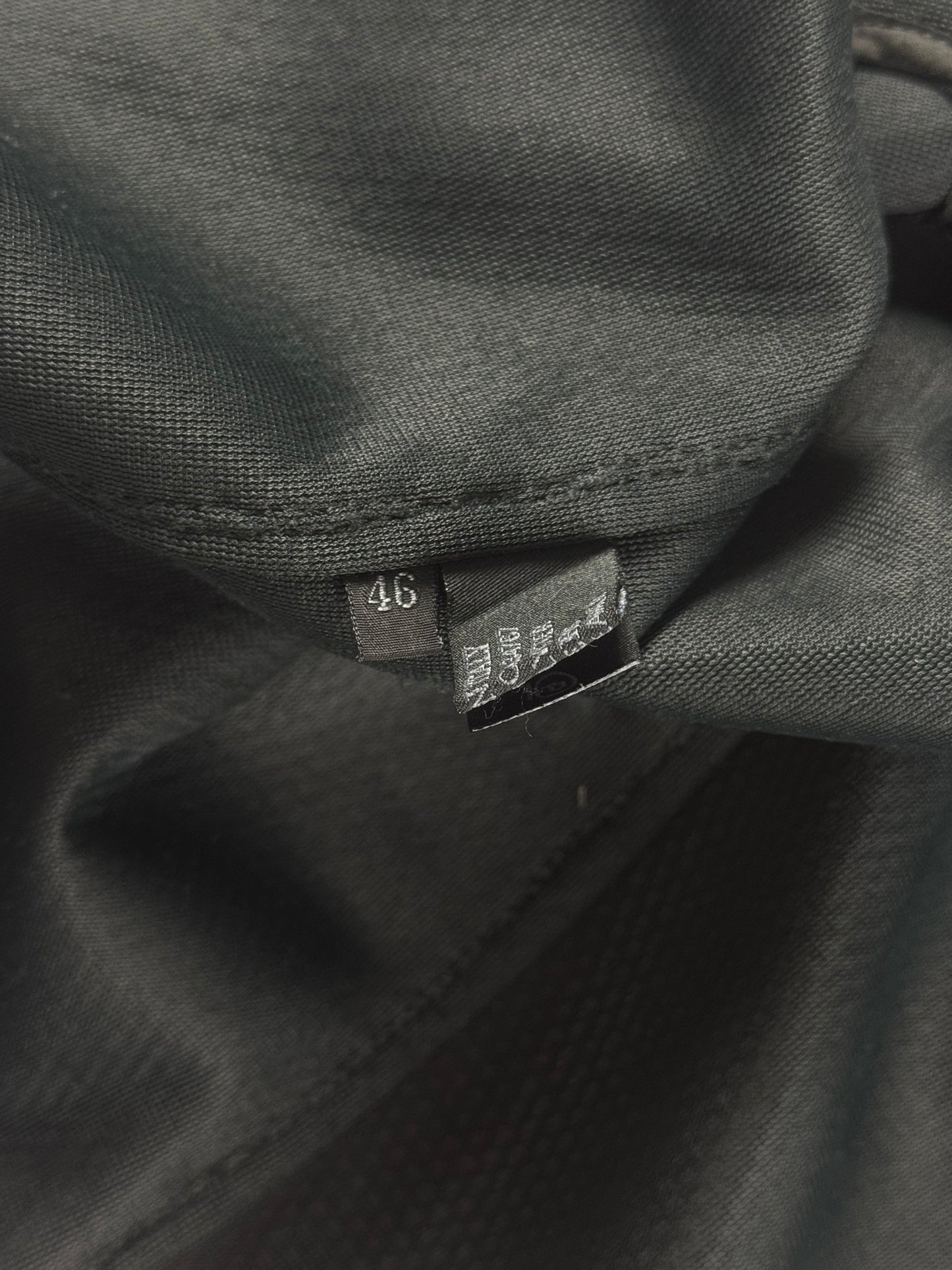 Prada Black Mesh Leather Duo Moto Jacket SS 1999 - S