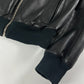 Dior Homme Black Leather Bomber Jacket SS 2008 - M