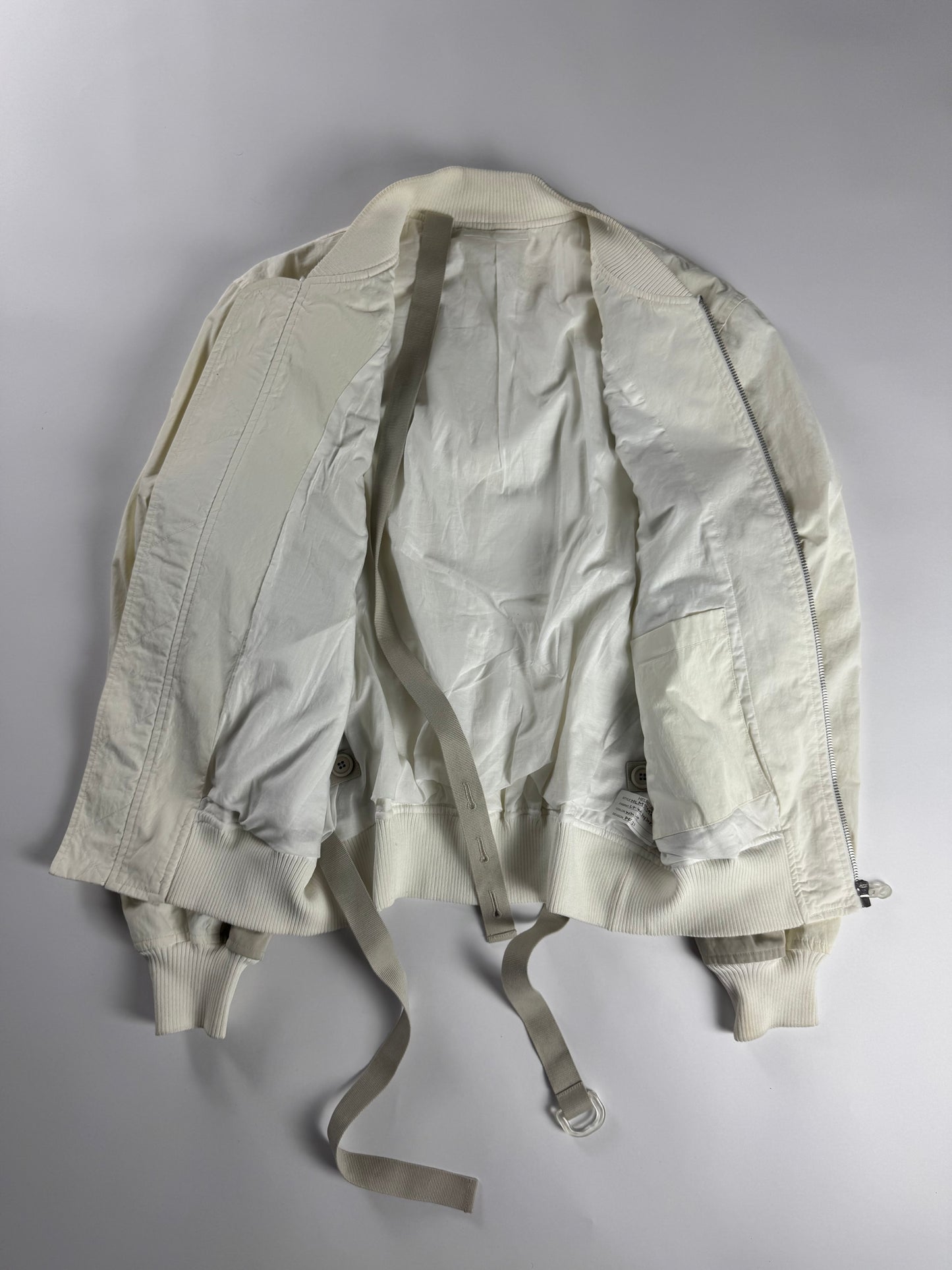 Helmut Lang Sample Bondage Bomber Jacket Pre-Fall 2021 - M
