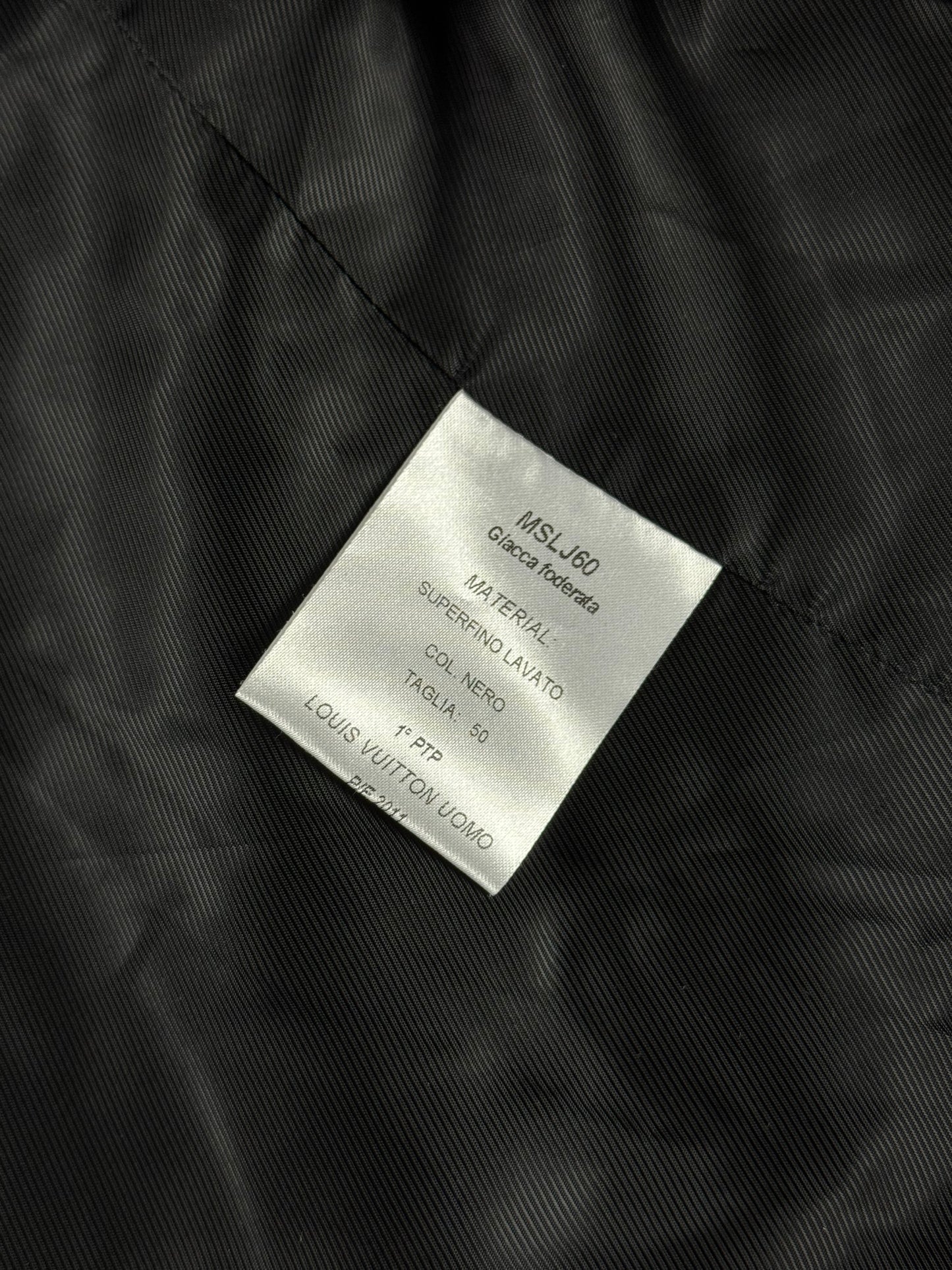 Louis Vuitton Sample Superfino Leather Convertible Hooded Coat SS 2011 - M