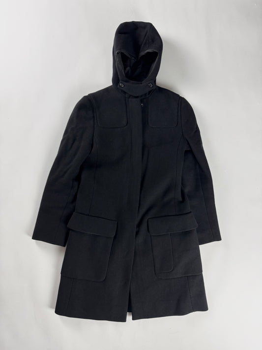 Prada Mesh Trimmed Premium Wool Coat FW 1999 - S
