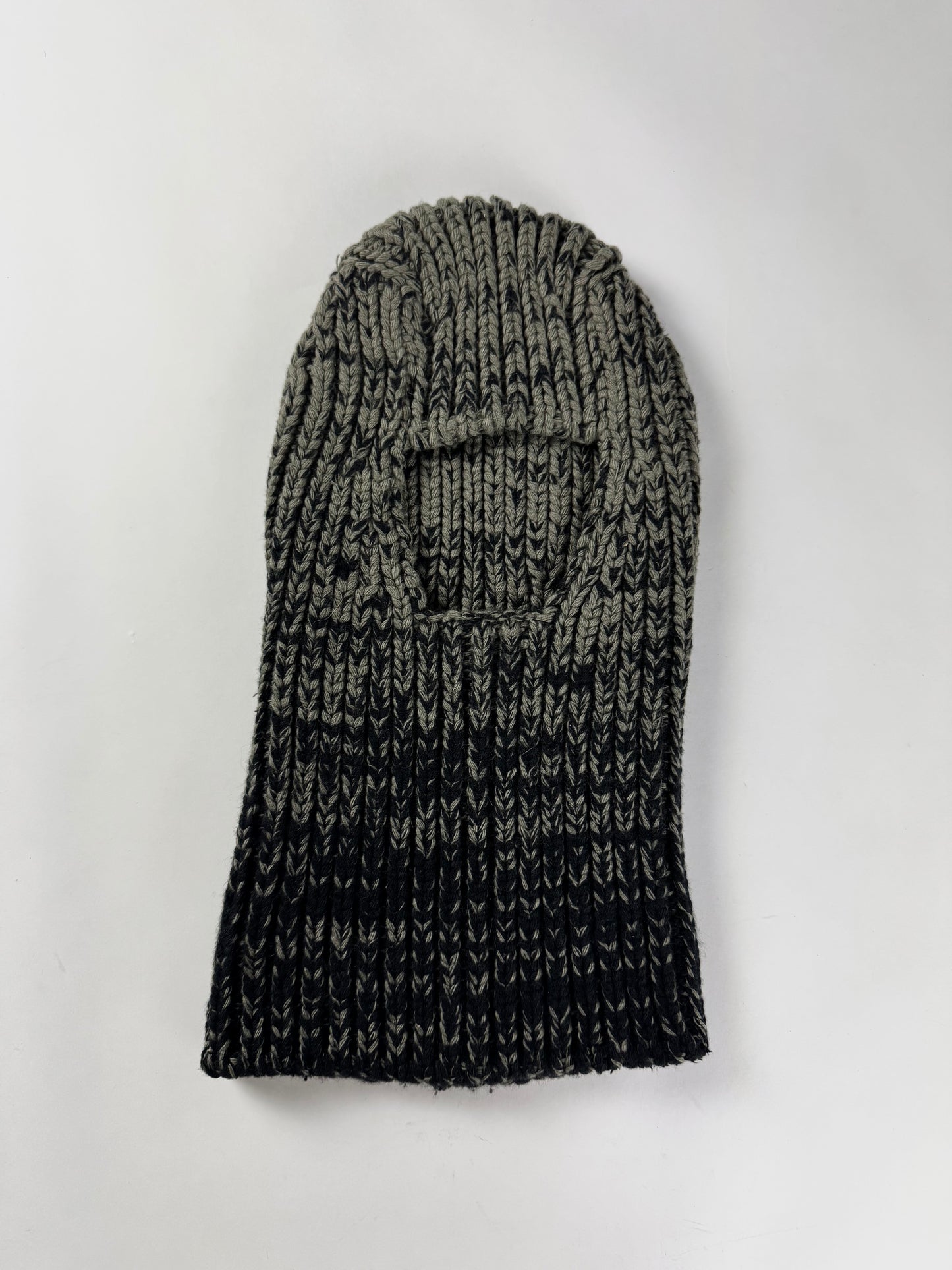Prada Heavy Gradient Ribbed Knit Balaclava FW 2006 - OS