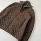 Prada Sport Brown Quilted Zipper Jacket FW 2001 - L