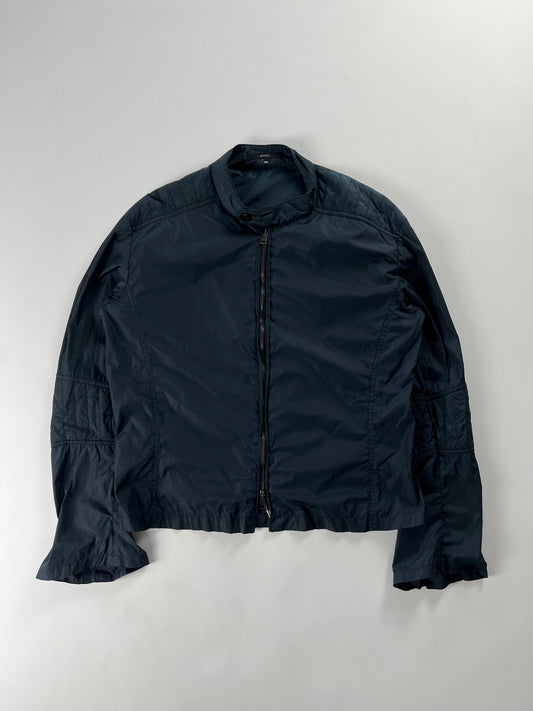 Gucci Dark Navy Nylon Moto Jacket SS 1999 - XS