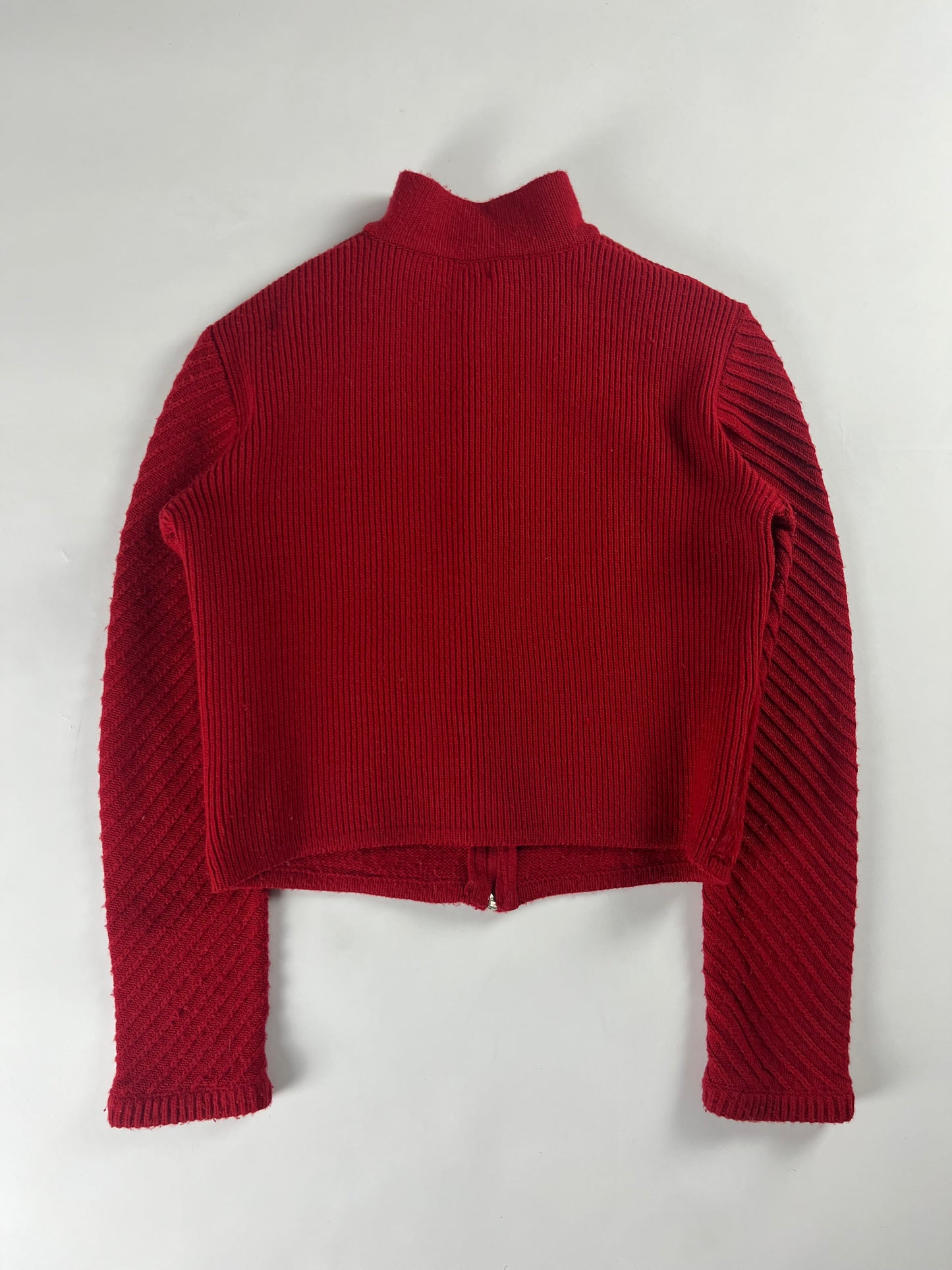 Celine Sample Red Pony Hair Cashmere Jacket FW 1999 - XS