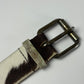 Miu Miu Cow Style Pony Hair Belt 2000s - 85 CM