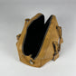Prada Maxi Camel Leather Bowling Hand Bag FW 2000 - OS
