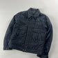 Prada Double Pocket Navy Nylon Work Jacket - L