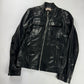 John Galiano Dark Shadow Leather Jacket 2010s - M