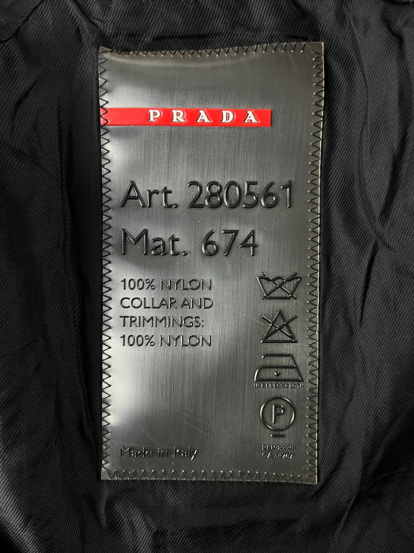Prada Light Nylon Bomber Jacket 2000s - XS