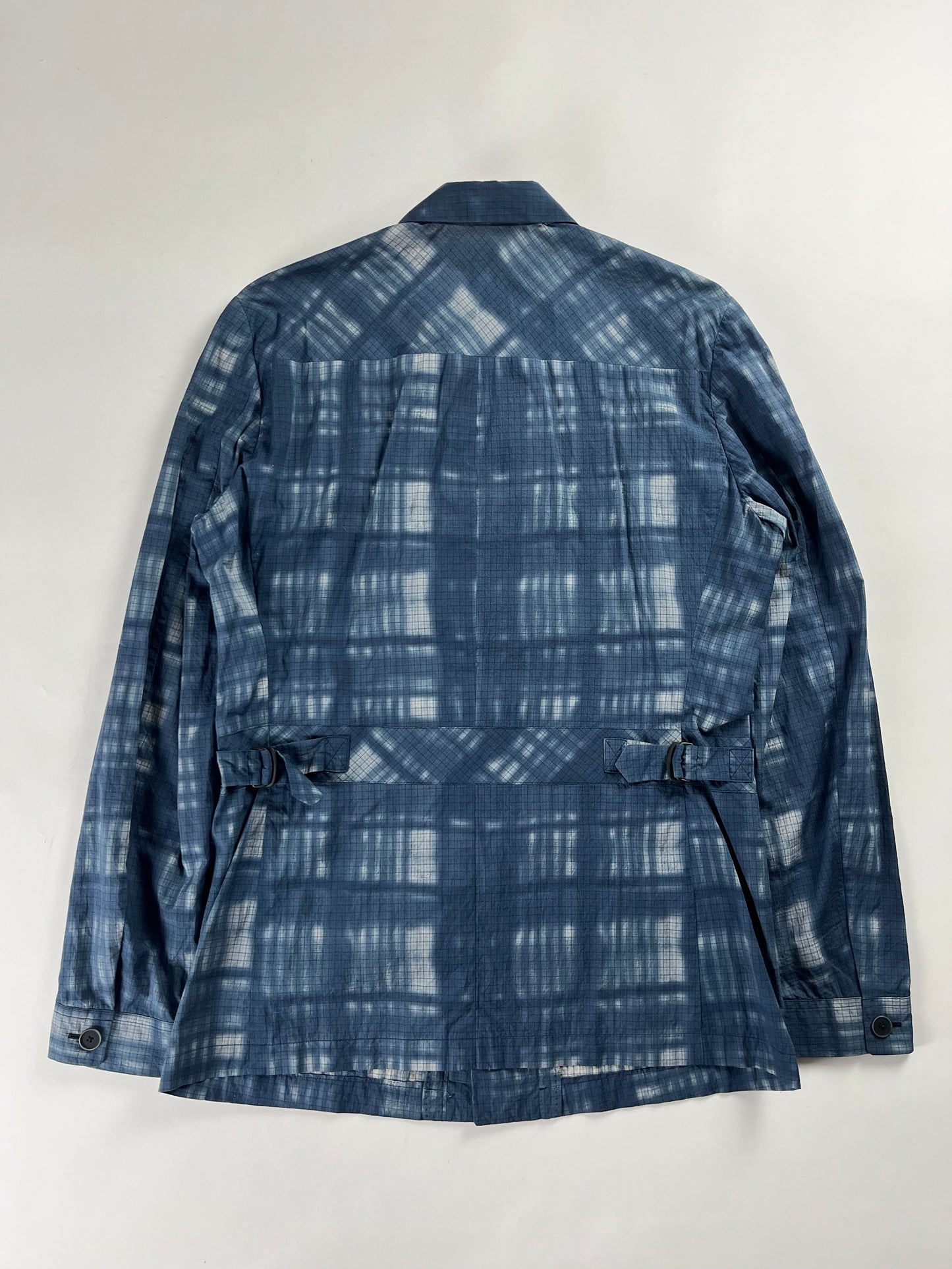 Bottega Veneta Blue Gradient Striped Work Jacket - M