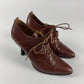 Hermès Oxford Lace Up Heels Leather Pumps 2010s - 35,5 EU