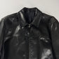 Prada Black Minimalist Perfect Tailored Leather Jacket FW 1996 - M