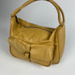 Miu Miu Camel Leather Shoulder Bag 2000s - OS