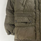 Prada Ski Fur Hooded Puffer Long Down Jacket - M