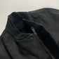 Balenciaga Sample Nicolas Ghesquière Crackled Leather Two Fabric Jacket 2010s - S