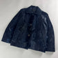 Prada Night Navy Astrakhan Fur Tailored Jacket FW 2000 - S