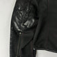 Prada Mesh Leather Patch Elbows Moto Jacket SS 2000 - L