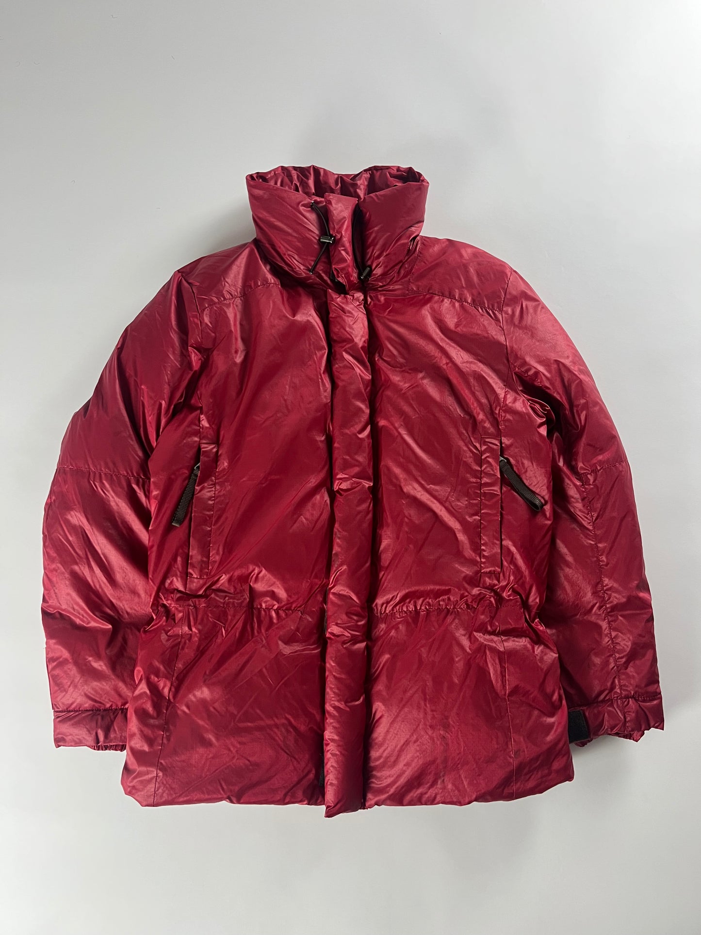 Prada Linea Rossa Red Nylon Astro Down Jacket - L