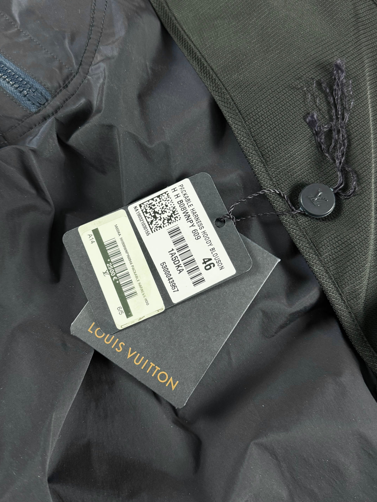 Louis Vuitton Marine Packable Harness Hooded Jacket FW 2019 - M