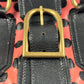 Celine Sample Gold Buckle Pink Leather Black Bag FW 2004 - OS