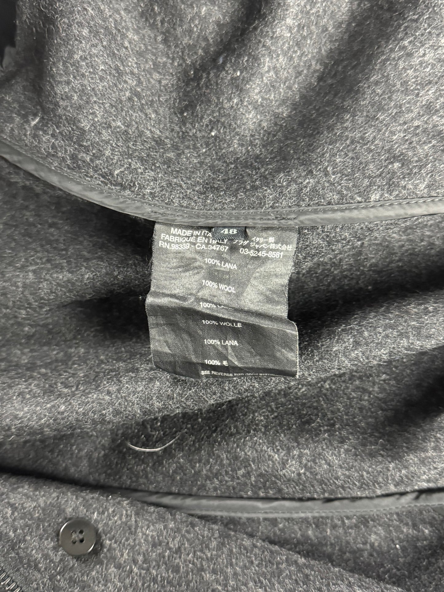 Prada Plush Wool Premium Overcoat 2000s - M