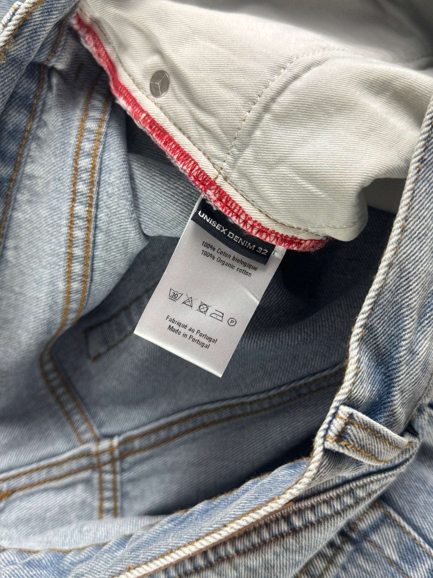 Y/Project Maxi Cowboy Cuff Blue Denim Pants SS 2023 - 32 US