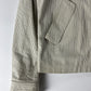 Louis Vuitton Cotton Incrusted Leather Striped Jacket - L