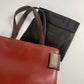 Prada Brown Double Strapped Sides City Calf Leather Bag SS 1999 - OS