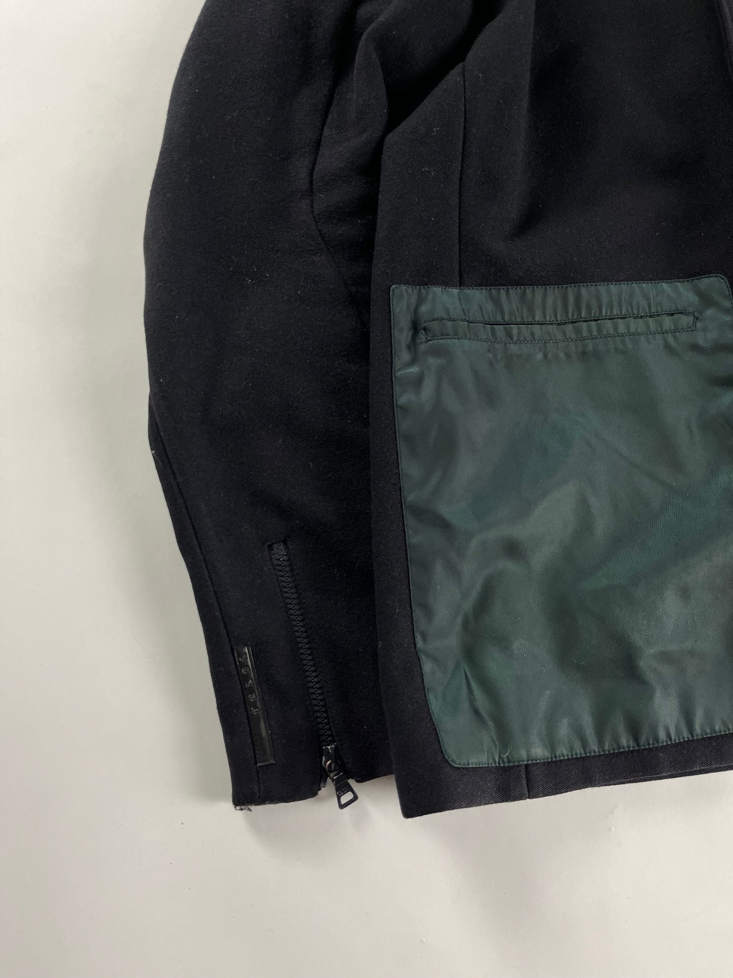 Prada Oversize Pocket Hybrid Fisherman Hooded Jacket FW 2010 - XL