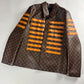 Louis Vuitton Nigo LV toile Monogram Military Leather Jacket Resort 2022 - L