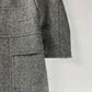 Gucci Grey Wool Leather Belt Collar Long Coat FW 2000 - M