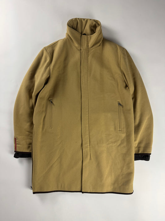Prada Linea Rossa Camel Wool Coat FW 1999 - L